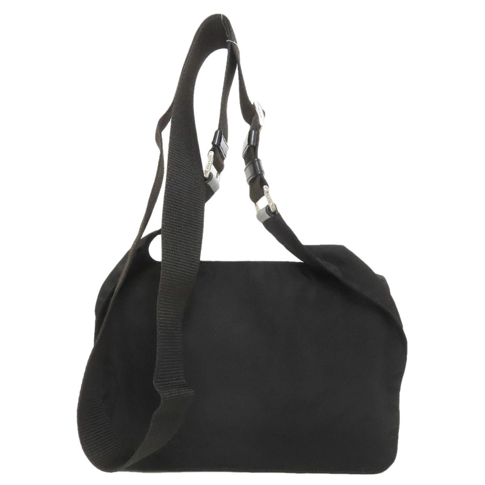 Prada Crossbody trim black Bag Tessuto leather Black